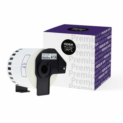 2.4" x 100' Continuous White Removable Paper Label For Brother DK-4205