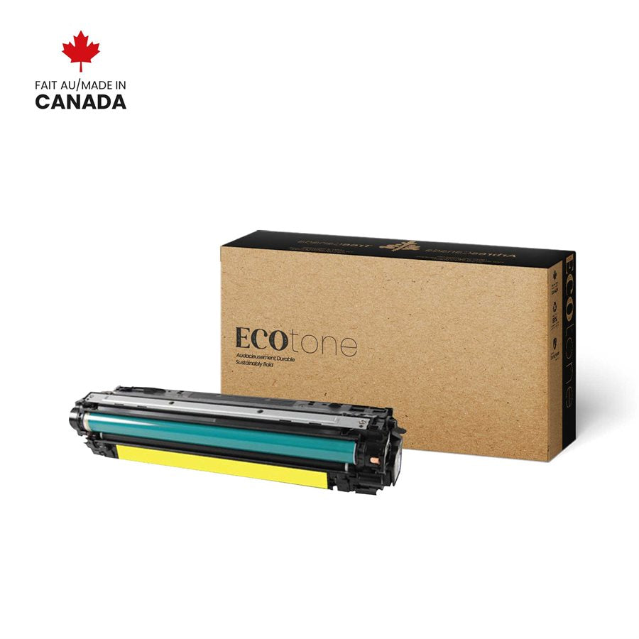Eco Tone Remanufactured HP CE742A Yellow 7.3K Toner Cartridge