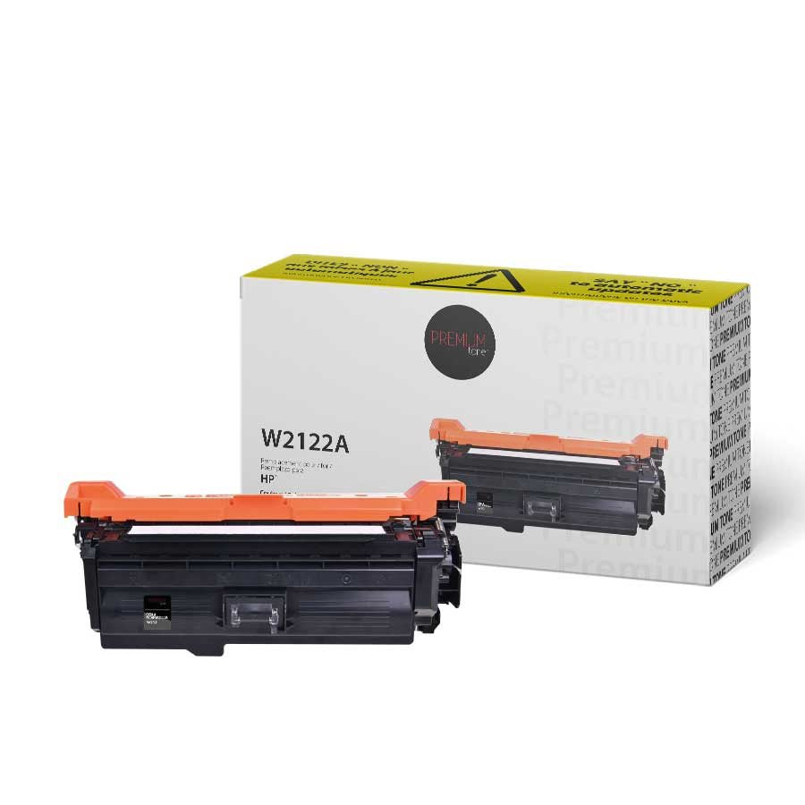 Premium Tone New Compatible HP W2122A (212A) Yellow YRTS 4.5K Toner Cartridge