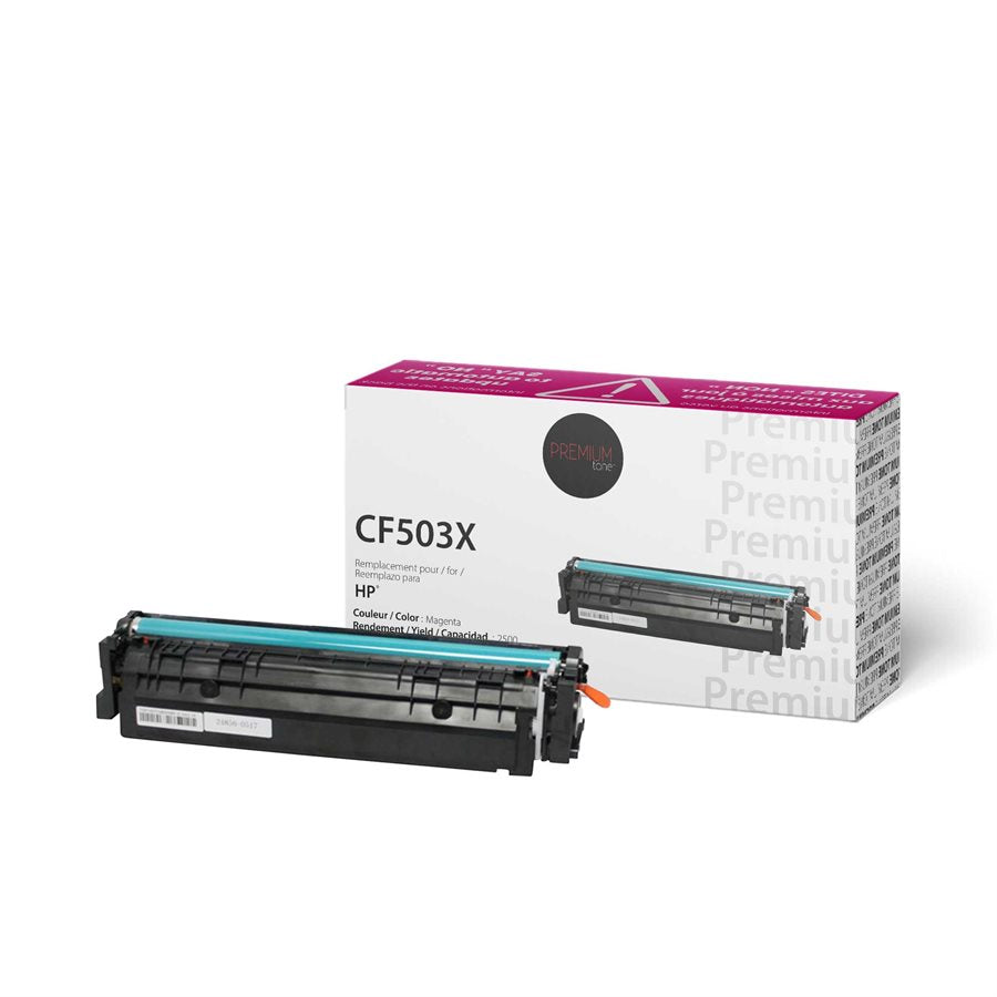 Premium Tone New Compatible HP CF503X (202X) Magenta 2.5K Toner Cartridge