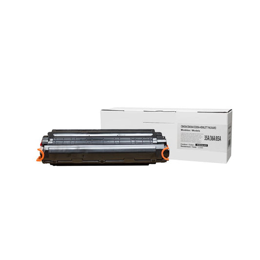 White Box New Compatible HP CB435A, CB436A, CE285A 2K Toner Cartridge