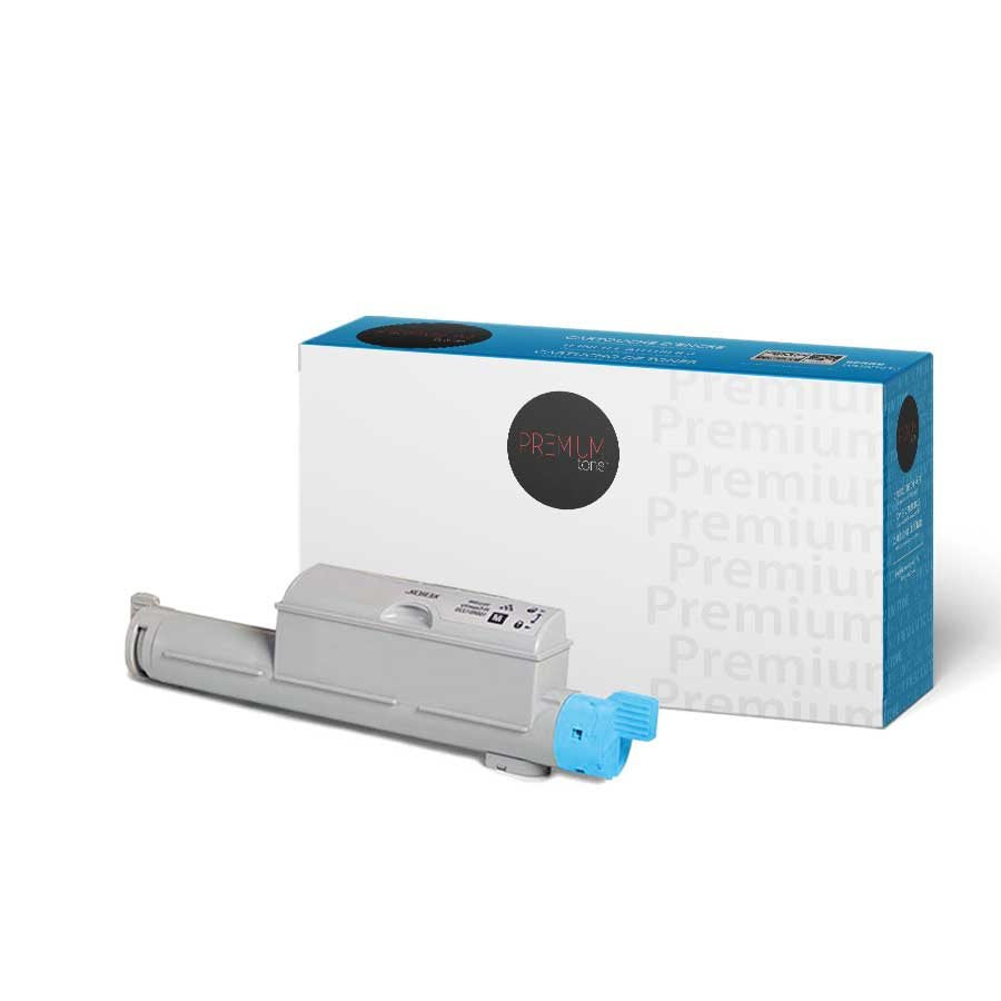 Premium Tone New Compatible Xerox 6360 106R01218 Cyan 12K Toner Cartridge
