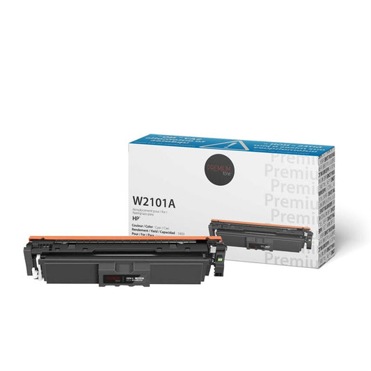 Premium Tone New Compatible HP W2101A YRTS Cyan 1.8K Toner Cartridge