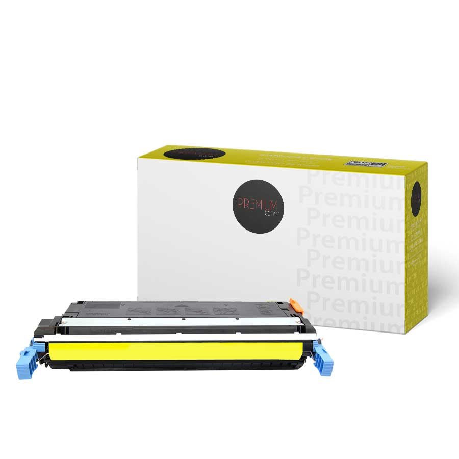 Premium Tone New Compatible HP 5500 C9732A Yellow 12K Toner Cartridge