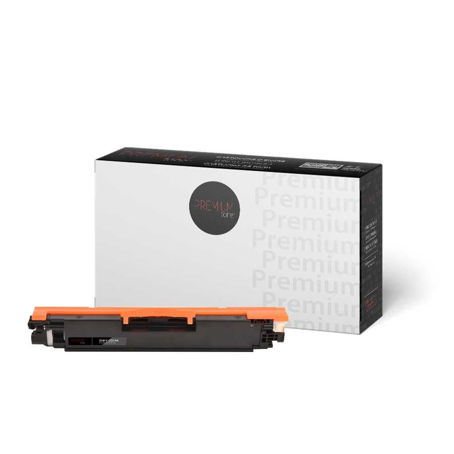 Premium Tone New Compatible HP CE310A Black 1.2K Toner Cartridge