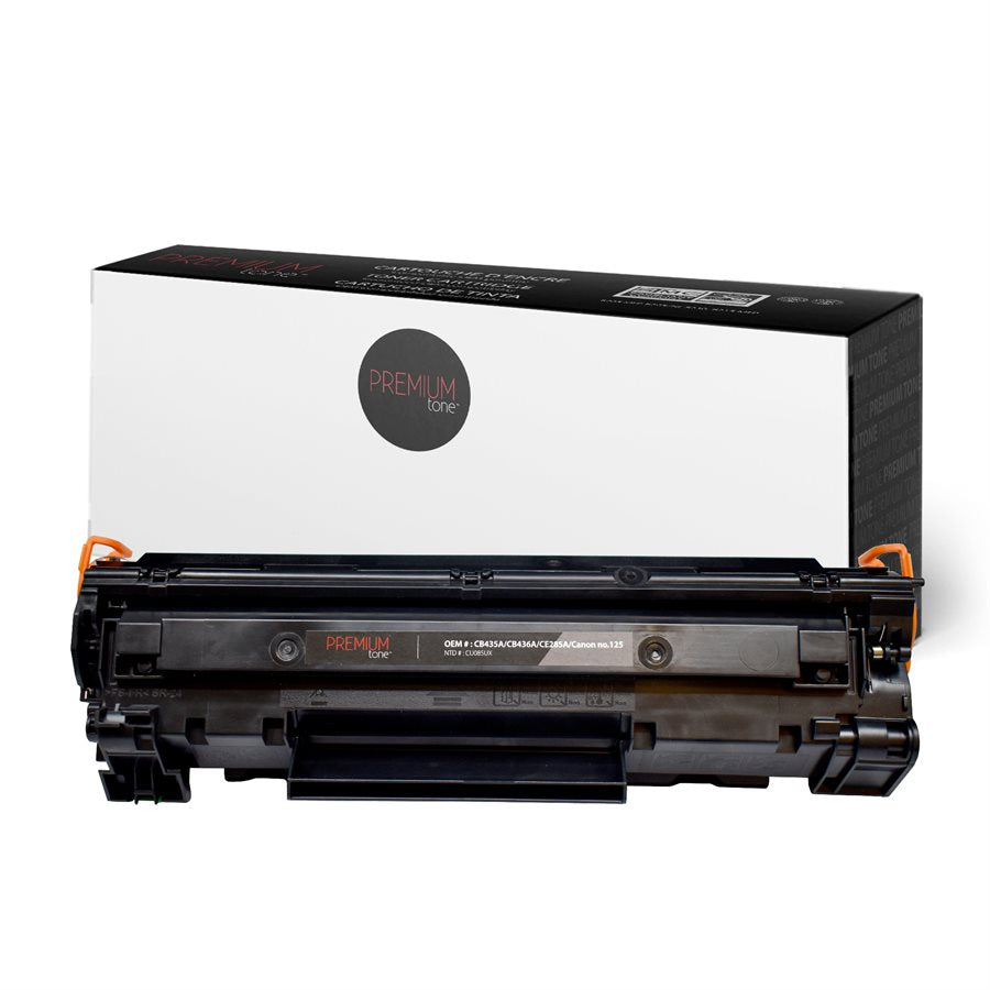 Premium Tone New Compatible HP CB435, CB436, CE285 / Canon No.125 Universal Jumbo 3K Toner Cartridge