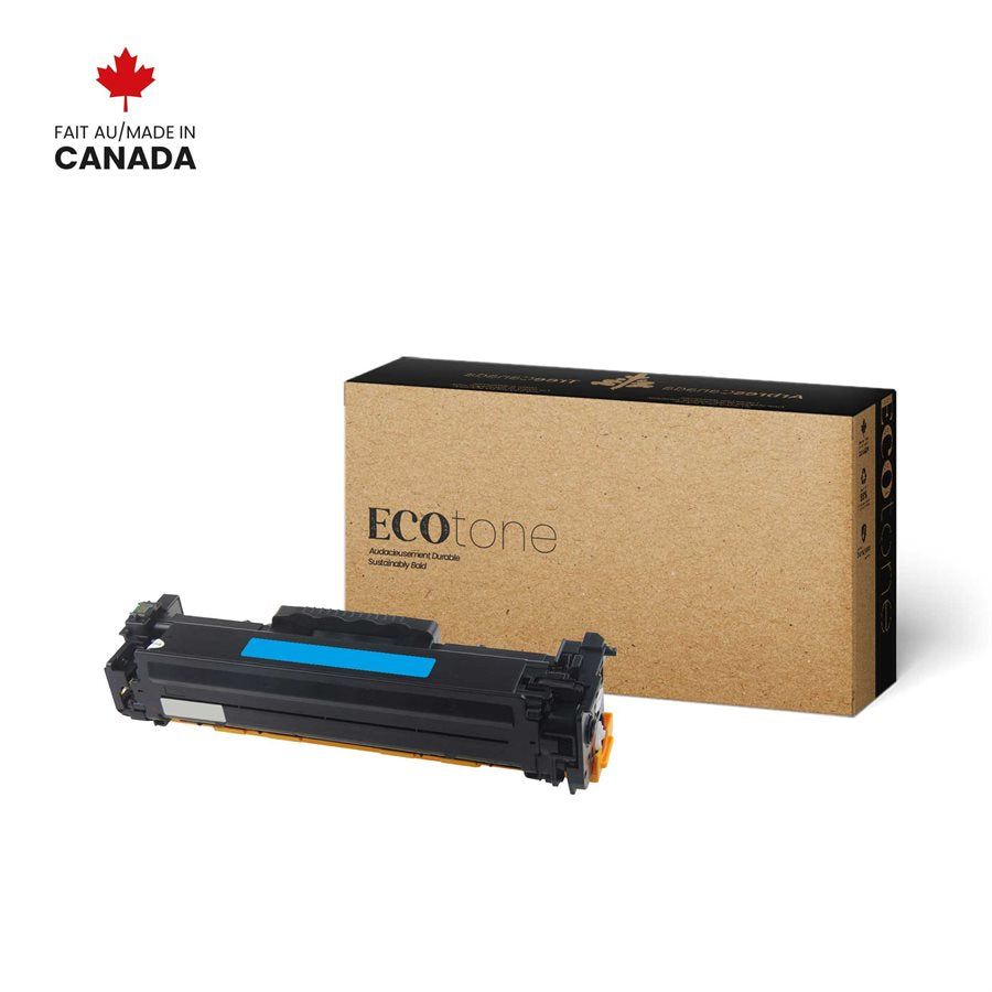 Eco Tone Remanufactured HP CE411A Cyan 2.6K Toner Cartridge