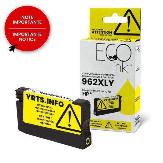 HP No.962XL 3JA02AN Yellow YRTS 1.6K