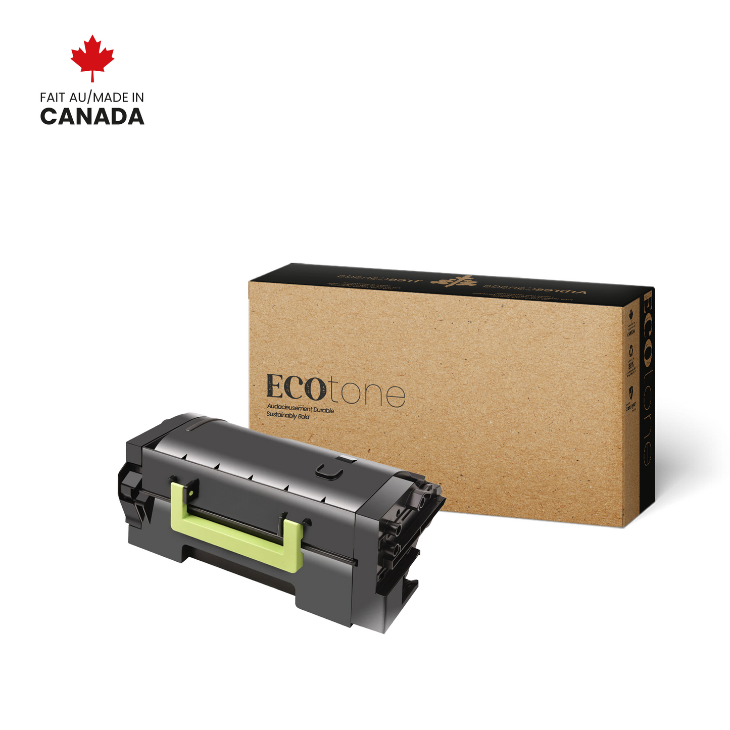 Eco Tone Remanufactured Lexmark 24B6887 Black 21K Toner Cartridge