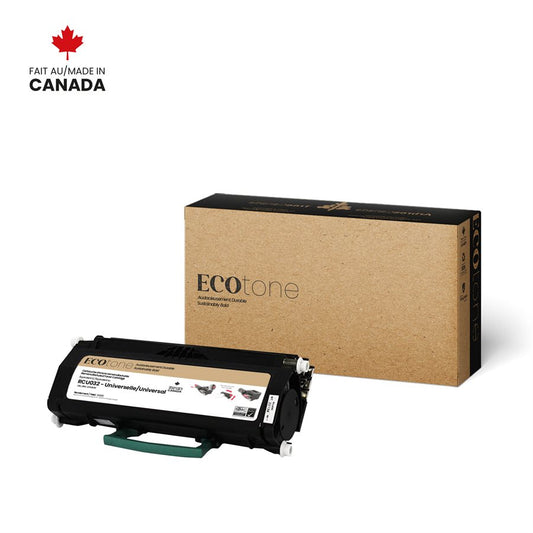 Eco Tone Remanufactured Lexmark E260 / Dell 2330 / IBM 1811 Universal 9K Toner Cartridge