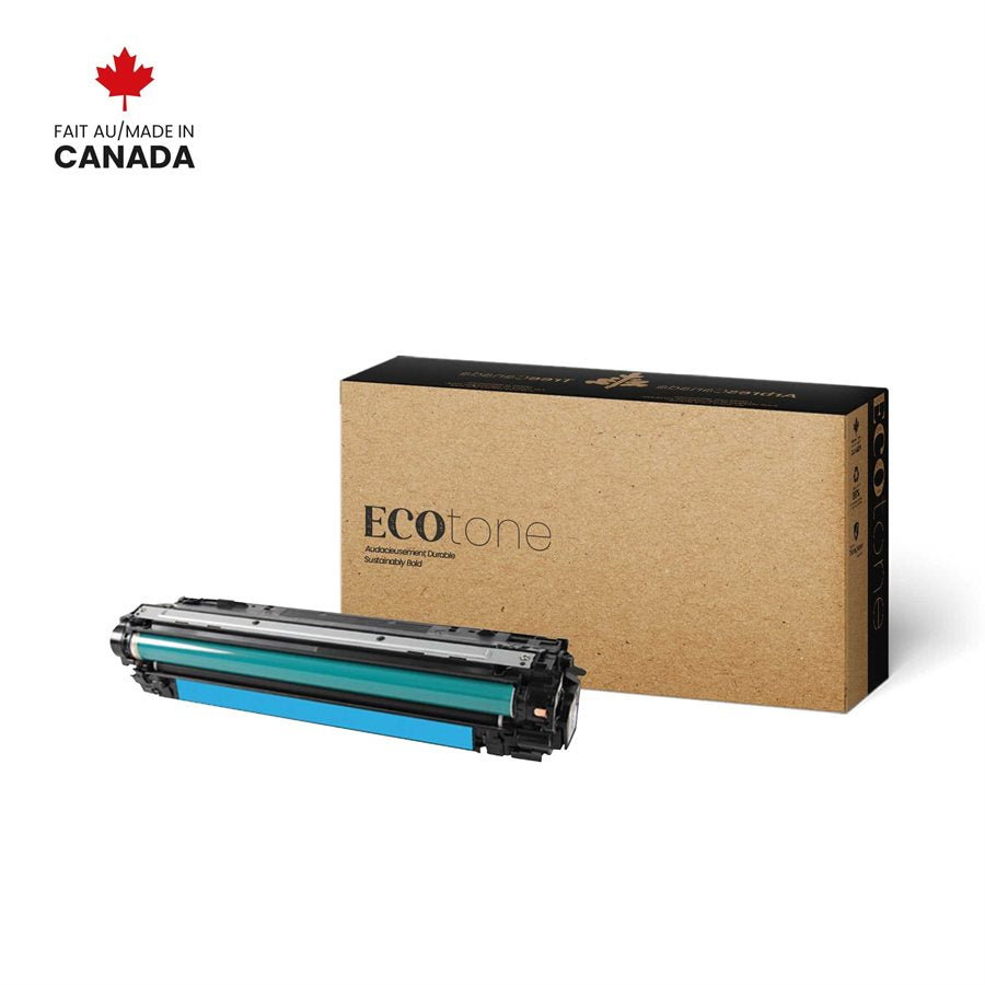 Eco Tone Remanufactured HP CE741A Cyan 7.3K Toner Cartridge