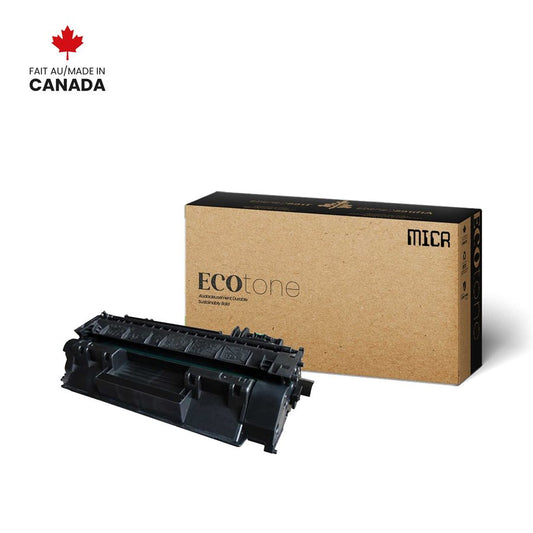 Eco Tone Remanufactured HP CE505A MICR 2.3K MICR Toner Cartridge