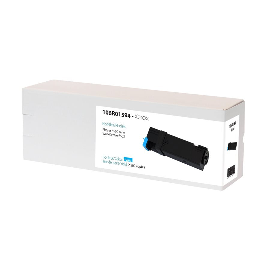 Premium Tone New Compatible Xerox 6500/6505 (106R01594) Cyan 2.5K Toner Cartridge