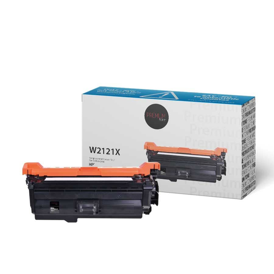 Premium Tone New Compatible HP W2121X (212X) Cyan YRTS 10K Toner Cartridge