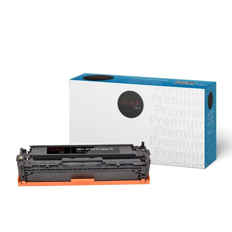 Premium Tone New Compatible HP CF211A / Canon No. 131 Universal Cyan 1.8K Toner Cartridge
