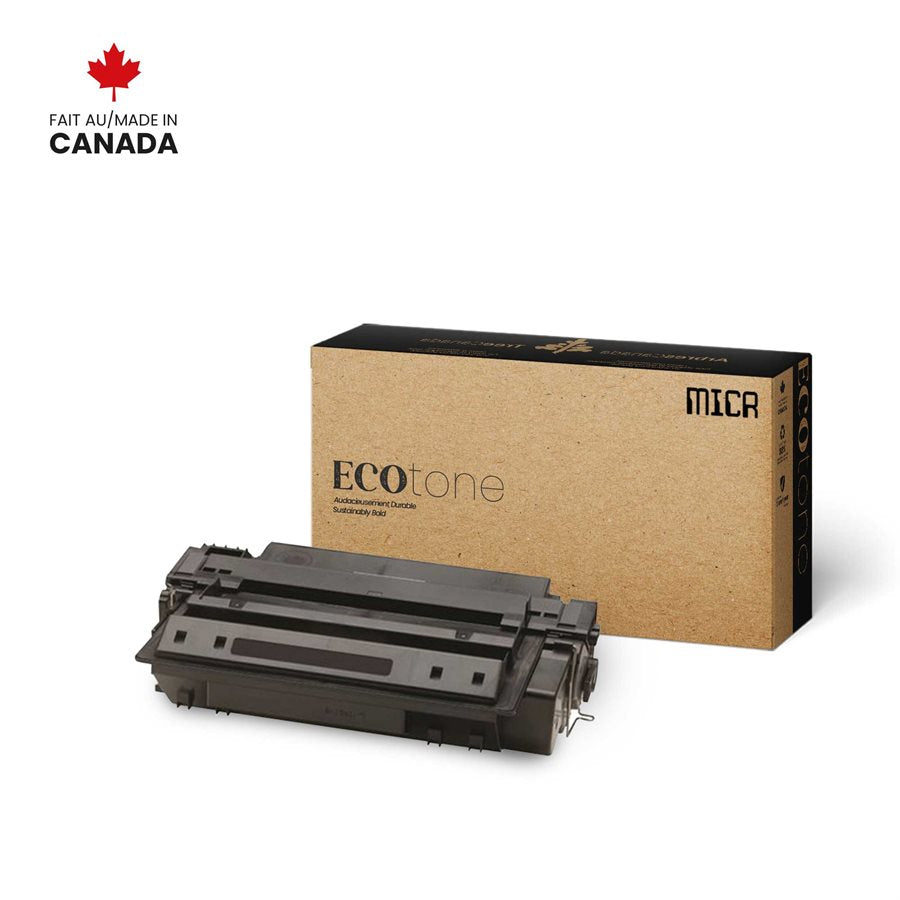Eco Tone Remanufactured HP Q7551X MICR 13K MICR Toner Cartridge