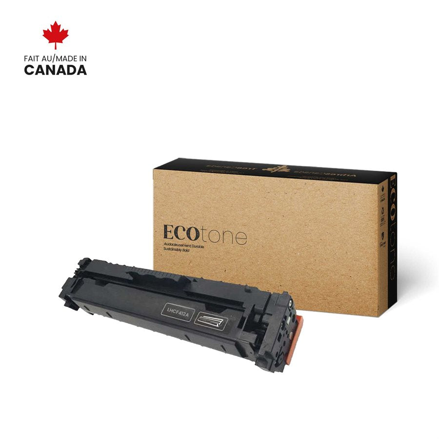 Eco Tone Remanufactured HP CF412A Yellow 2.3K Toner Cartridge