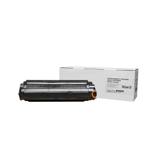 White Box New Compatible HP CE278A / Canon 128 2.1K Toner Cartridge
