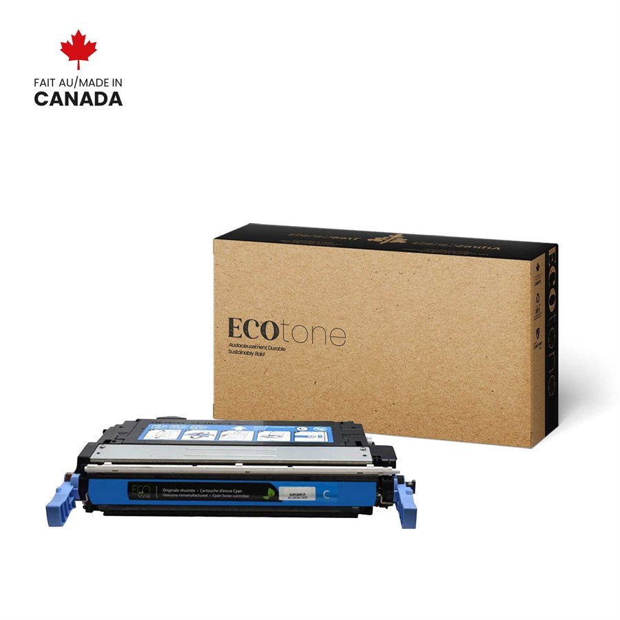 Eco Tone Remanufactured HP CB401A Cyan 7.5K Toner Cartridge