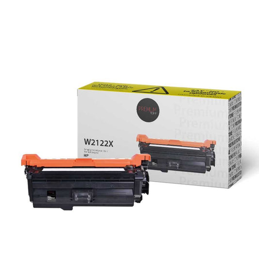 Premium Tone New Compatible HP W2122X (212X) Yellow YRTS 10K Toner Cartridge