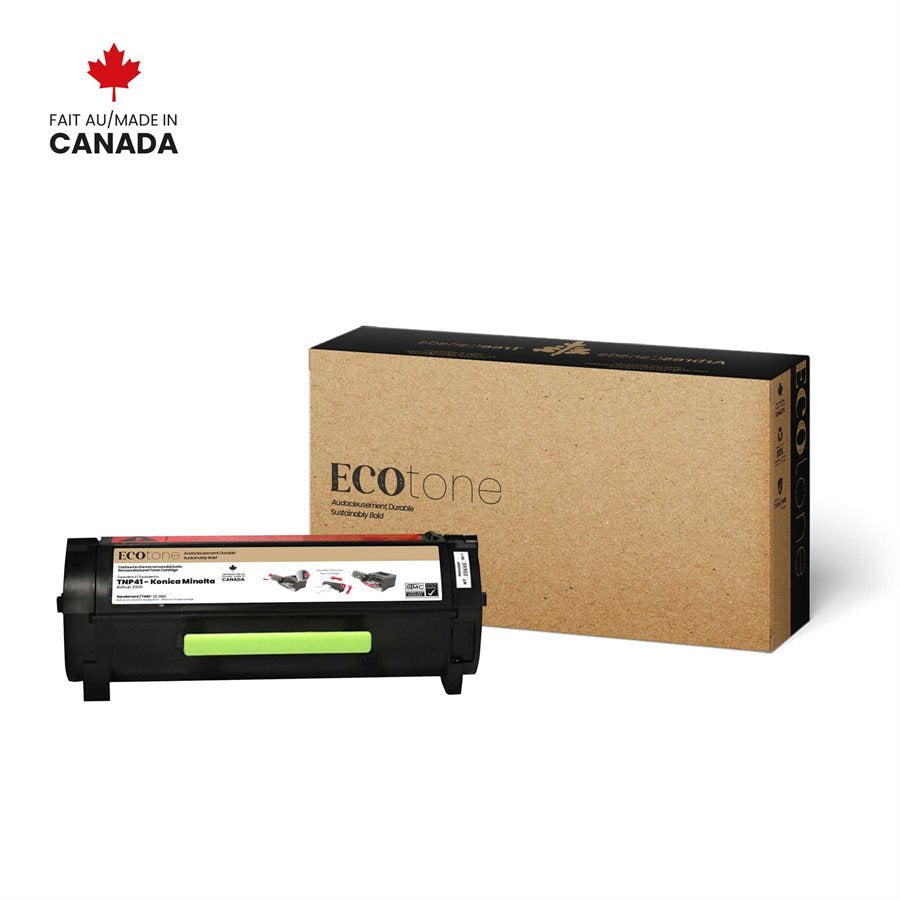 Eco Tone Remanufactured Konica Minolta TNP41 10K Toner Cartridge
