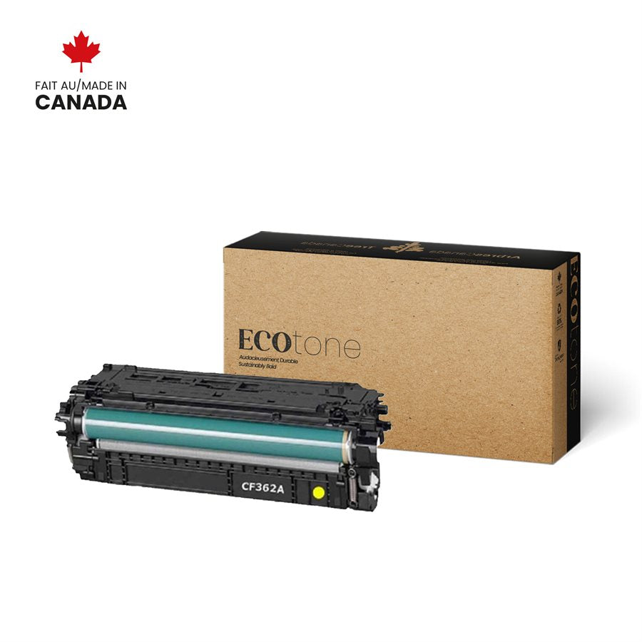 Eco Tone Remanufactured HP CF362A Yellow 5K Toner Cartridge