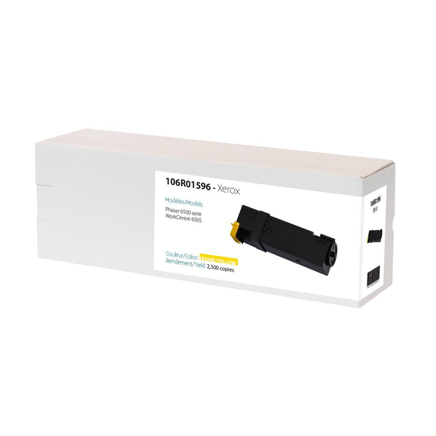 Premium Tone New Compatible Xerox 6500/6505 (106R01596) Yellow 2.5K Toner Cartridge
