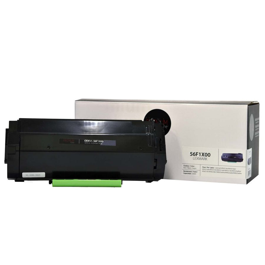 Premium Tone New Compatible Lexmark 56F1X00 20K Toner Cartridge