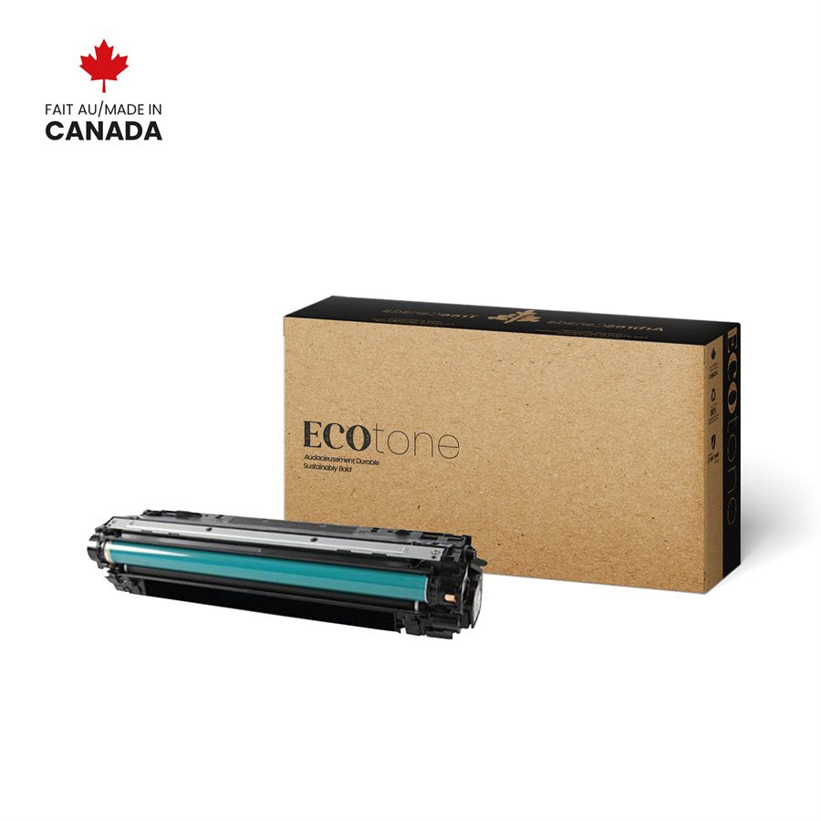 Eco Tone Remanufactured HP CE270A Black 13.5K Toner Cartridge