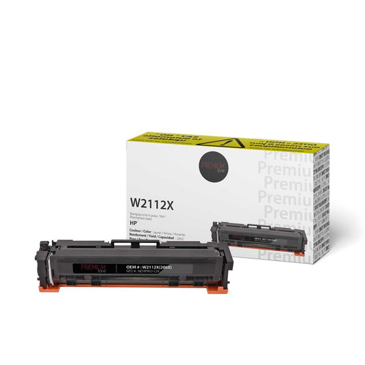 Premium Tone New Compatible HP W2112X / 206X YRTS Yellow 2.4K Toner Cartridge