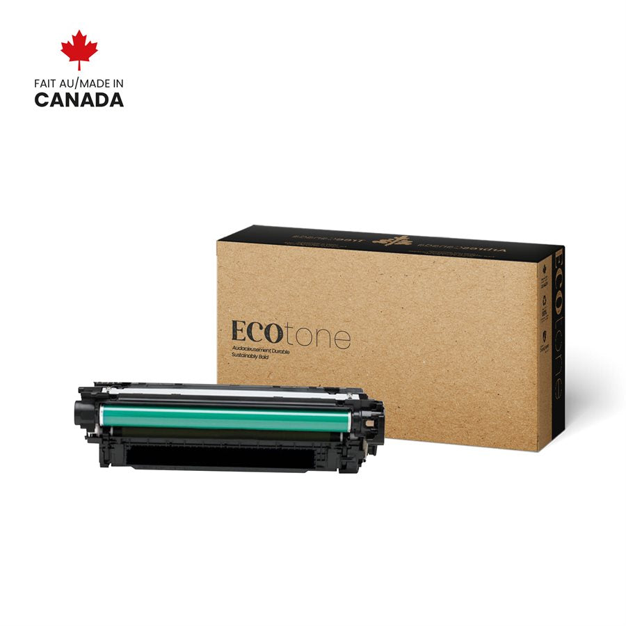 Eco Tone Remanufactured HP CE250X Black 10.5K Toner Cartridge