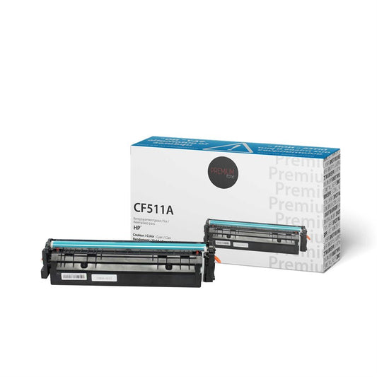 Premium Tone New Compatible HP CF511A (204A) Cyan 900 pages Toner Cartridge