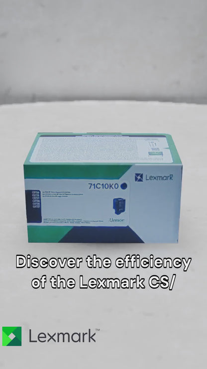 Lexmark CS/CX730, 735 Black Return Programme 5K Toner Cartridge Part no.: 71C10K0