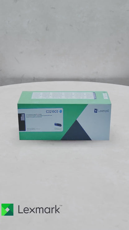 Lexmark C3210C0 C/MC3224,3326,3426 Cyan Return Program 1.5K Print Cartridge