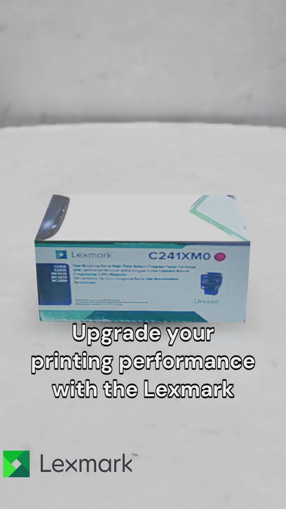 Lexmark C/MC2425, 2535, MC2640 Magenta Return Programme 3.5K Toner Cartridge Part no.: C241XM0
