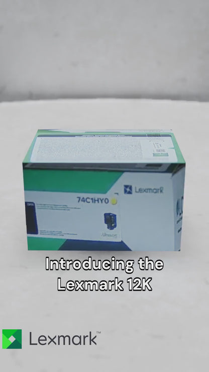 Lexmark CS/CX725 Yellow Return Program 12K Toner Cartridge