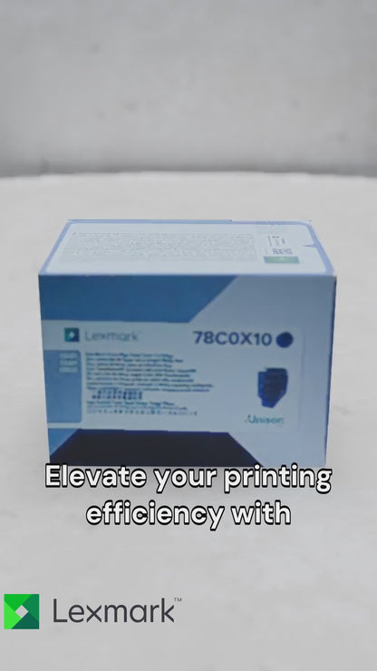 Lexmark 78C0X10 Black XHY Toner